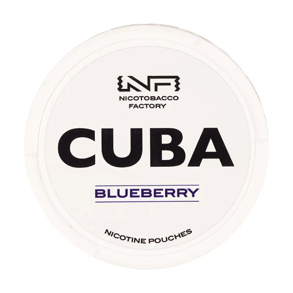 Cuba White Blueberry 16mg Nicotine Pouches