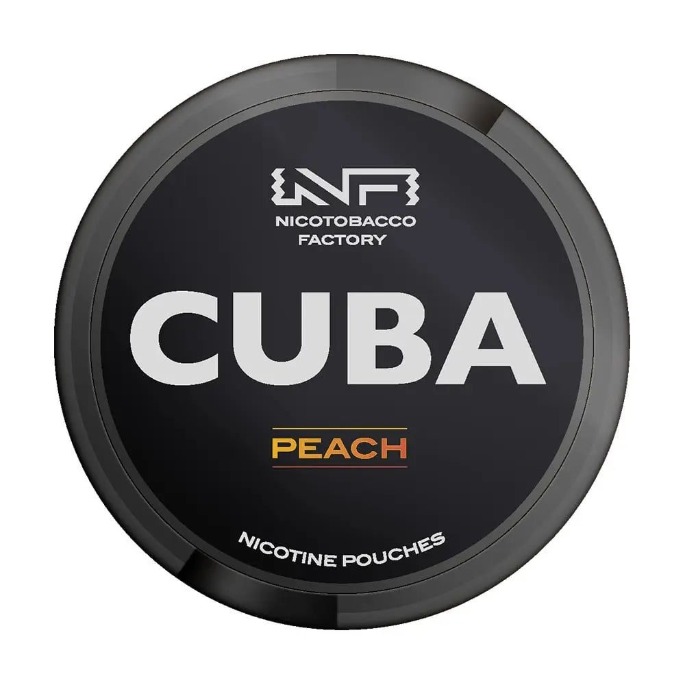 Cuba Black Peach 43mg Nicotine Pouches
