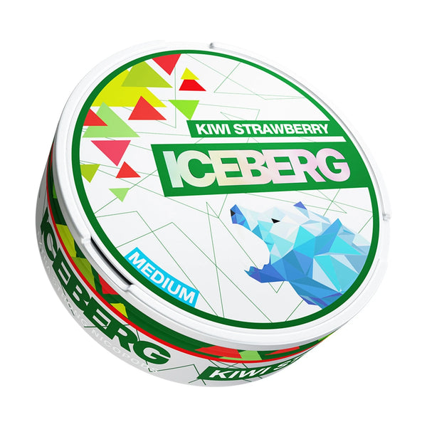 Iceberg Kiwi Strawberry Medium Nicotine Pouches