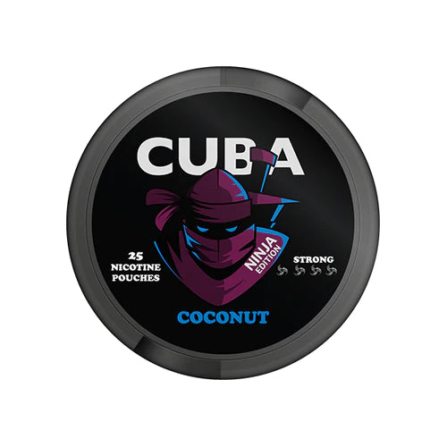 30mg Cuba Ninja Nicotine Pouches - Coconut