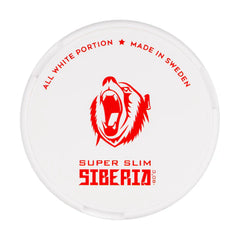 All White Super Slim Nicotine Pouches by Siberia 24.45mg