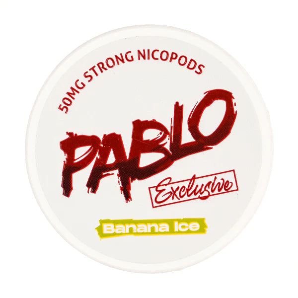 Pablo Nicotine Pouches - Banana Ice Extra Strong (50mg)