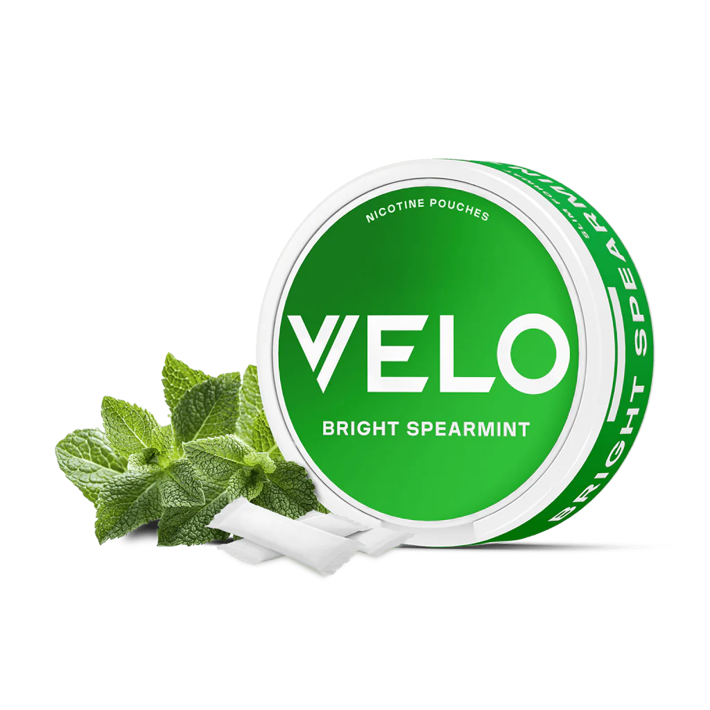 Bright Spearmint Nicotine Pouches by Velo