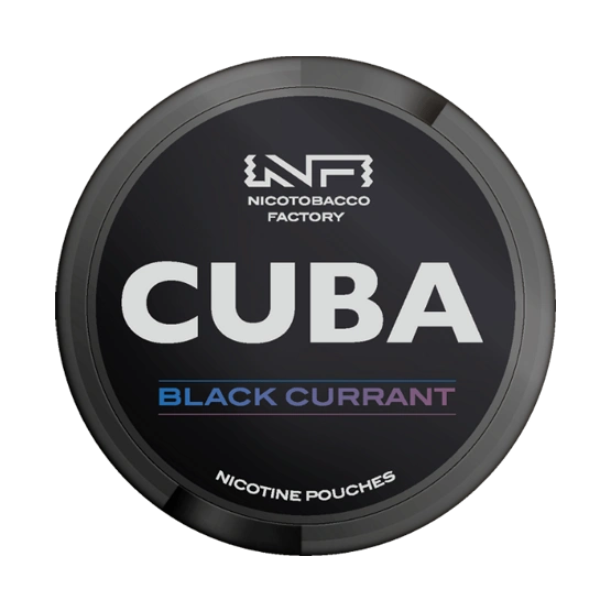 Cuba Black Blackcurrant 43mg Nicotine Pouches