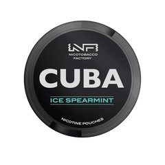 Cuba Black Nicotine Pouches - Ice Spearmint - 43mg | Pack of 25