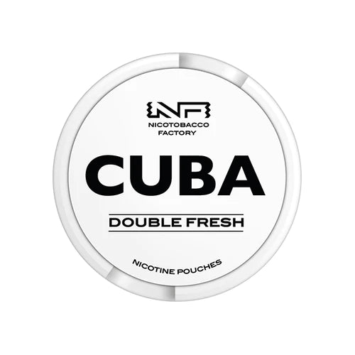 Cuba White Nicotine Pouches - Double Fresh - 16mg