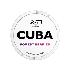 Cuba White Nicotine Pouches - Forest Berries - 16mg