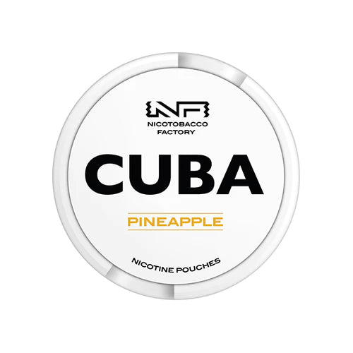 Cuba White Nicotine Pouches - Pineapple - 16mg