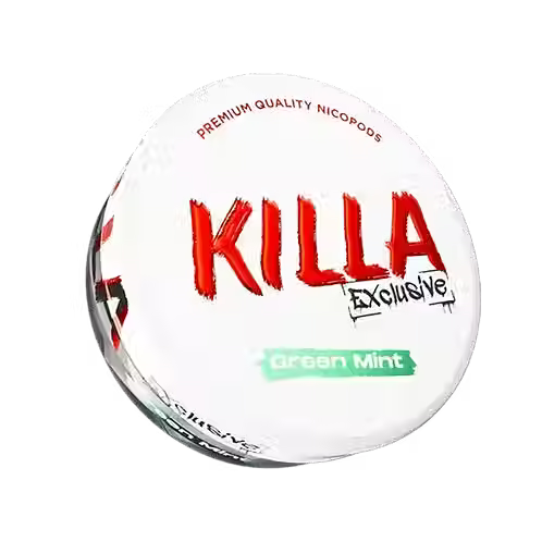 Killa Nicotine Pouches - Green Mint