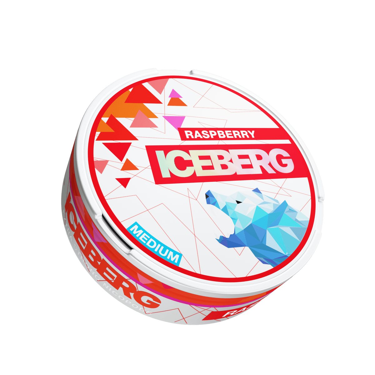 ice Berg Nicotine Pouches - Raspberry Medium (12GR)