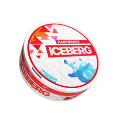 ice Berg Nicotine Pouches - Raspberry Medium (12GR)