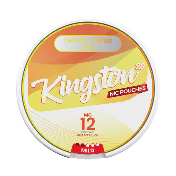Lemon Citrus Ice Nicotine Pouches by Kingston (Pack of 20)