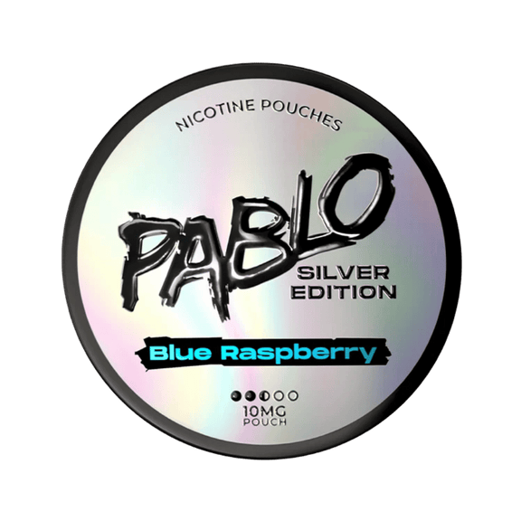 Pablo Silver Edition Nicotine Pouches - Blue Raspberry
