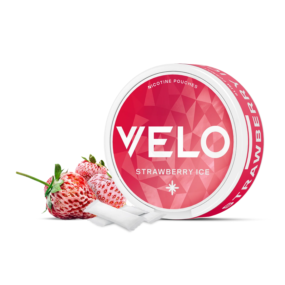 Strawberry Ice Nicotine Pouch by Velo