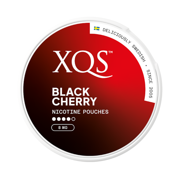 XQS Black Cherry 8mg Nicotine Pouches