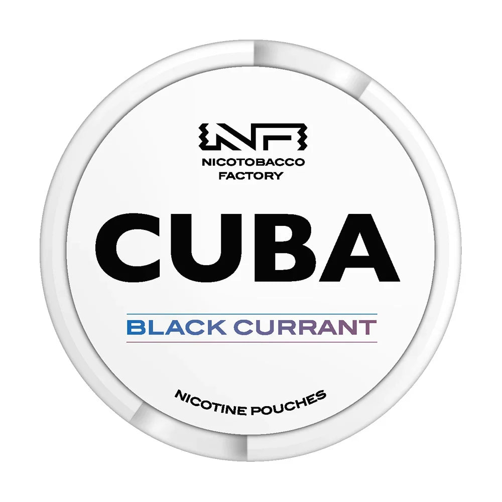 Cuba White Blackcurrant 16mg Nicotine Pouches