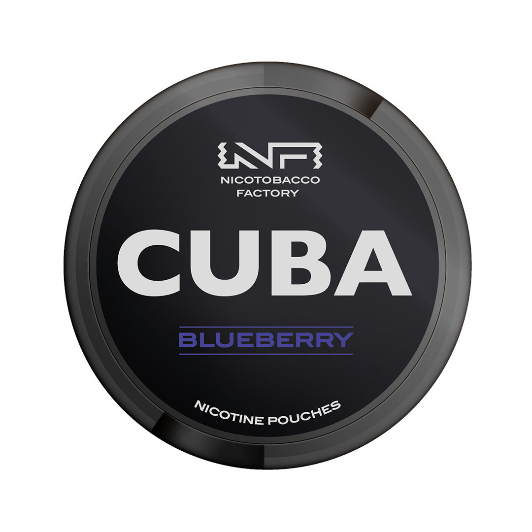 Cuba Black Nicotine Pouches - Blueberry - 43mg | Pack of 25