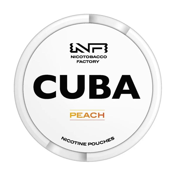 Cuba White Peach 16mg Nicotine Pouches