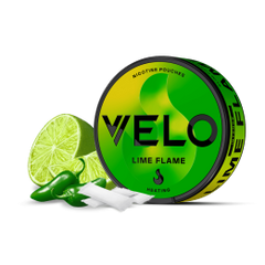 Lime Flame Nicotine Pouch Slim by Velo