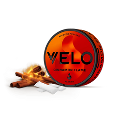 Velo Slim Nicotine Pouches - Cinnamon Flame - 10mg Strong Strength