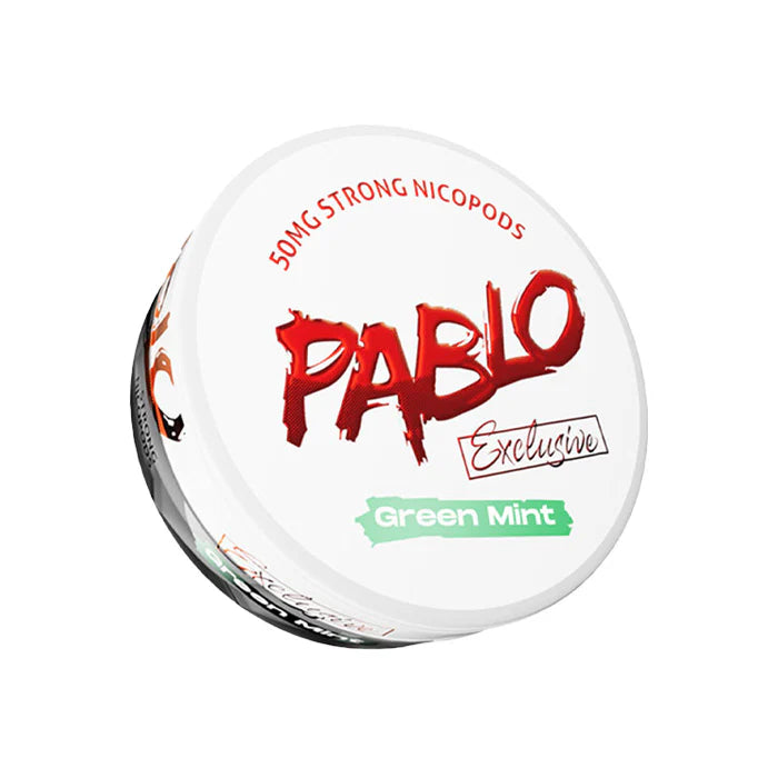Pablo Nicotine Pouches - Green Mint -  Extra Strong 50mg