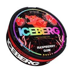 Ice Berg Nicotine Pouches -Raspberry Gum(16GR)