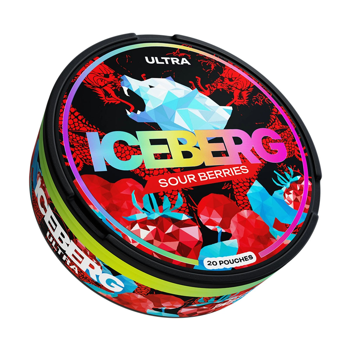 Ice Berg Nicotine Pouches -Sour Berries (16GR)