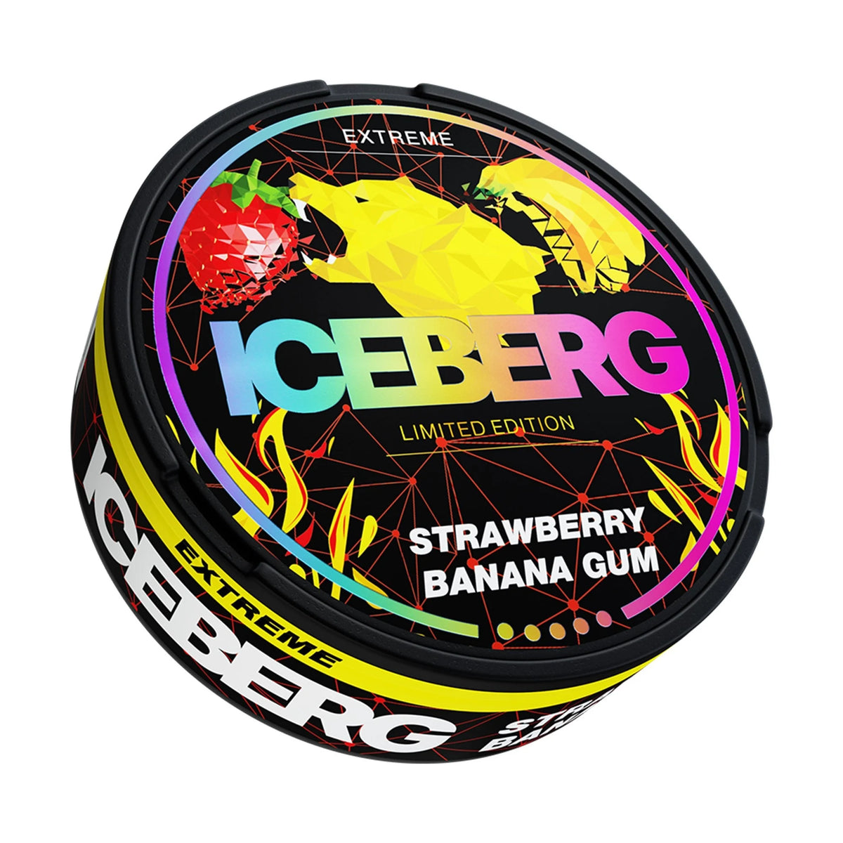 Ice Berg Nicotine Pouches - Strawberry Banana Gum (16GR)